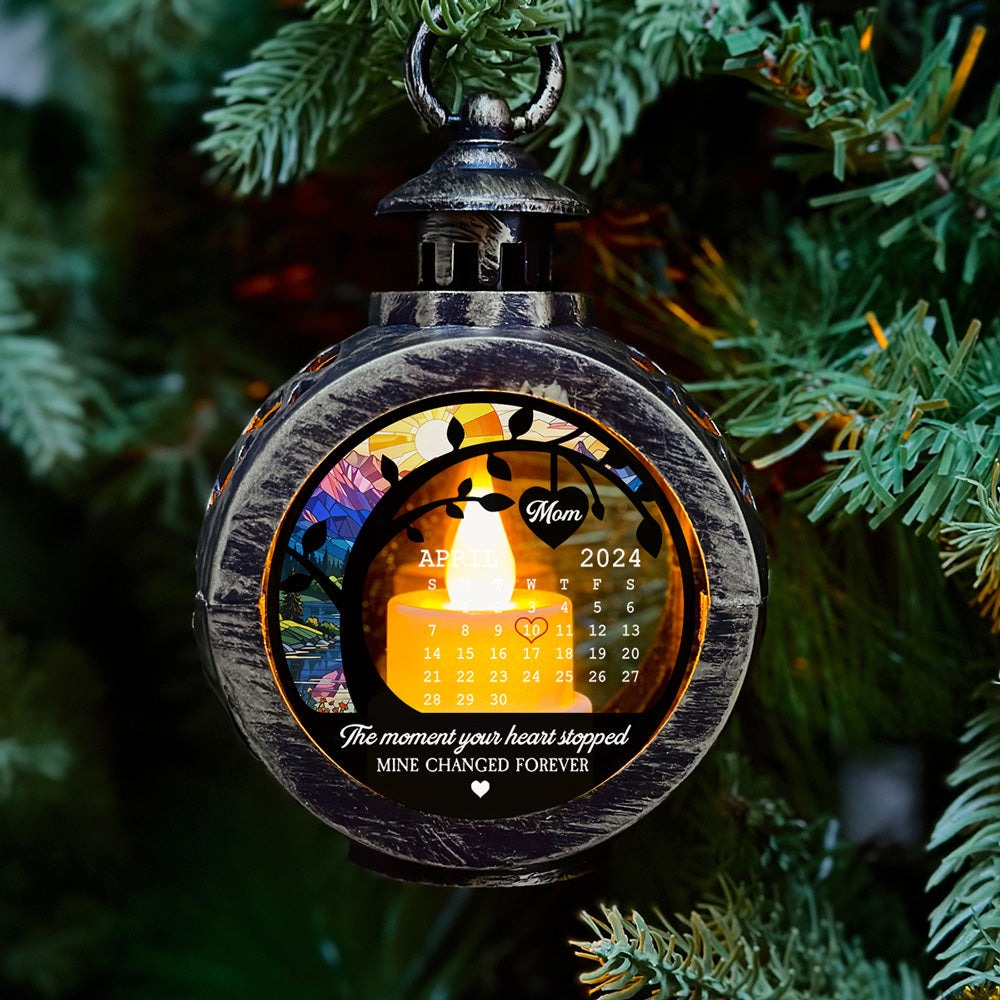 Love From Heaven - Personalized Custom Christmas Lantern