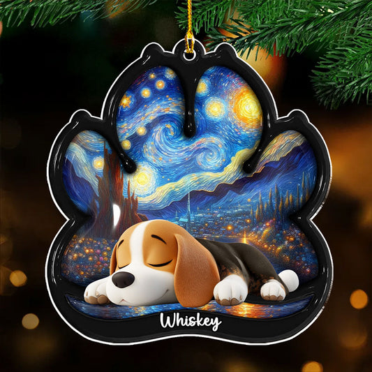 Lay Here With Me - Personalized Custom 3D Effect Acrylic Ornament