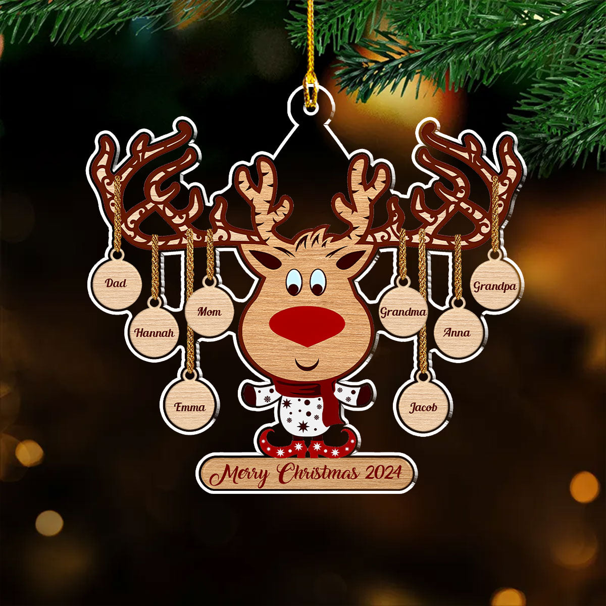 Sweet Family - Personalized Custom Acrylic Ornament