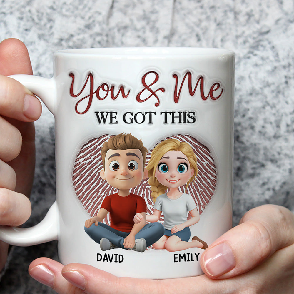 Annoying Each Other For Many Years - Personalized Custom 3D Inflated Effect Mug