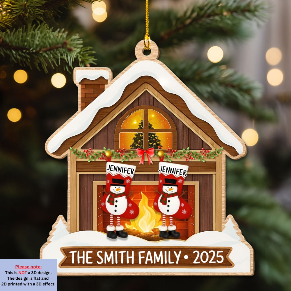 Our Winter Wonderland - Personalized Custom Wood Ornament