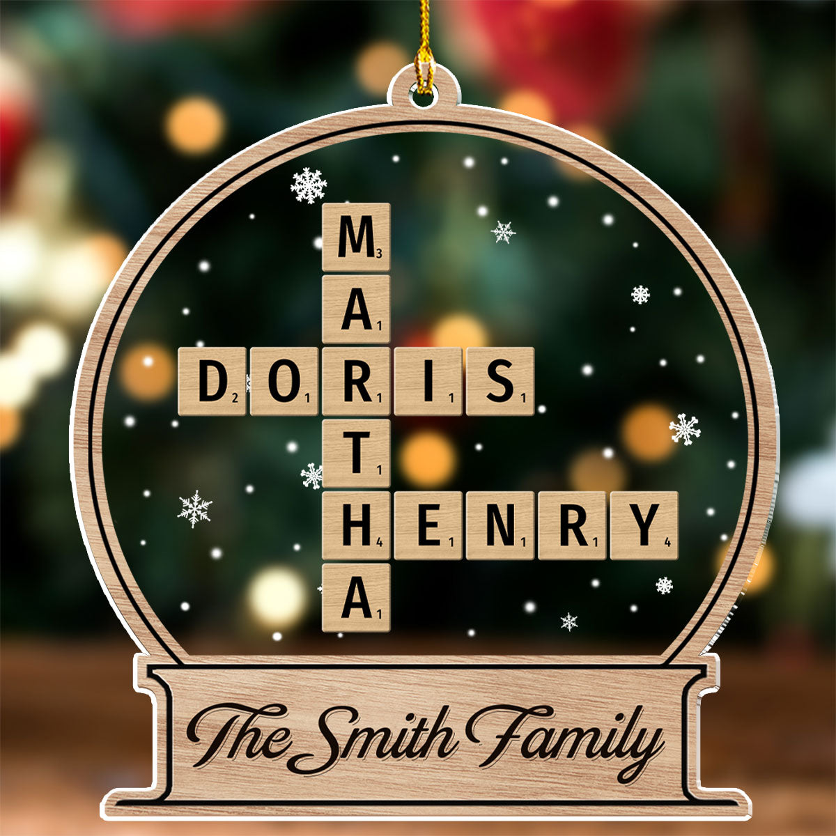 At Christmas, All Roads Lead Home  - Personalized Custom Acrylic Ornament