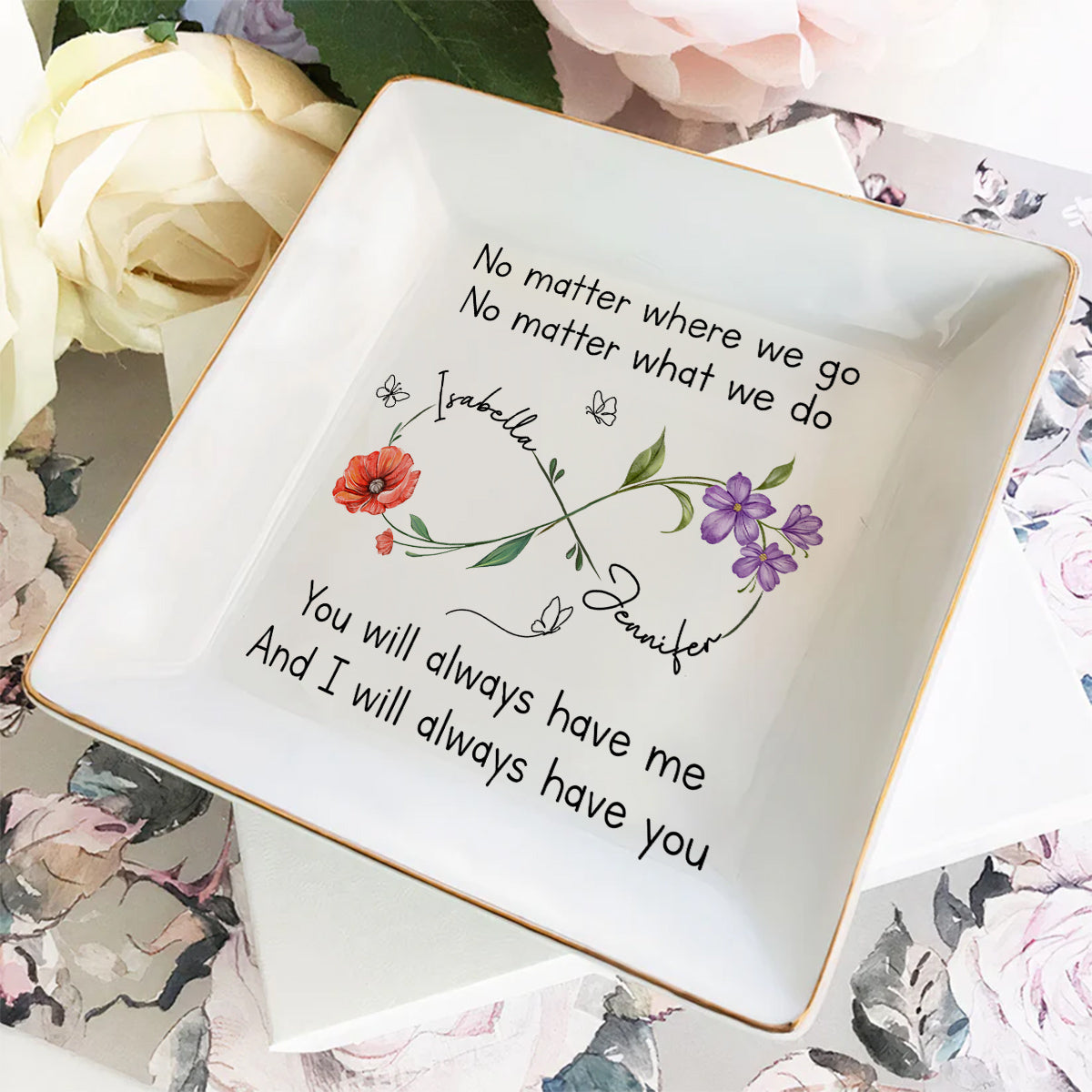 Bestie Always Have You - Personalized Custom Jewelry Dish