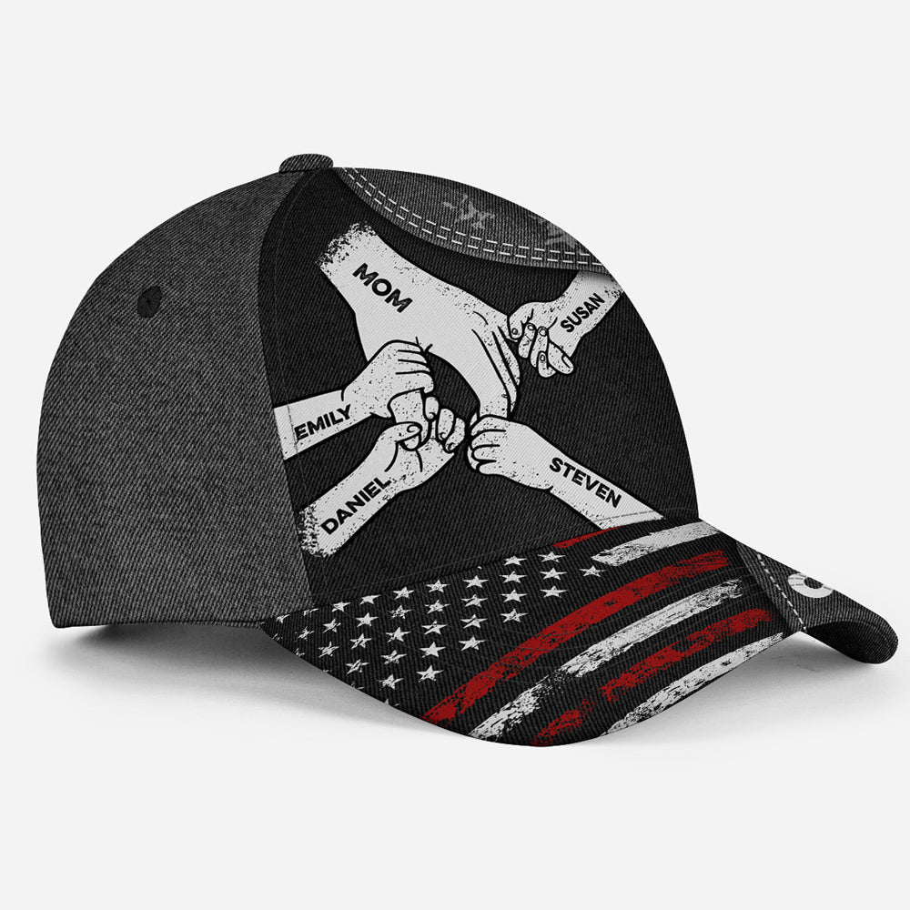 The Power Of Mom Comes From Love - Personalized Custom Classic Cap