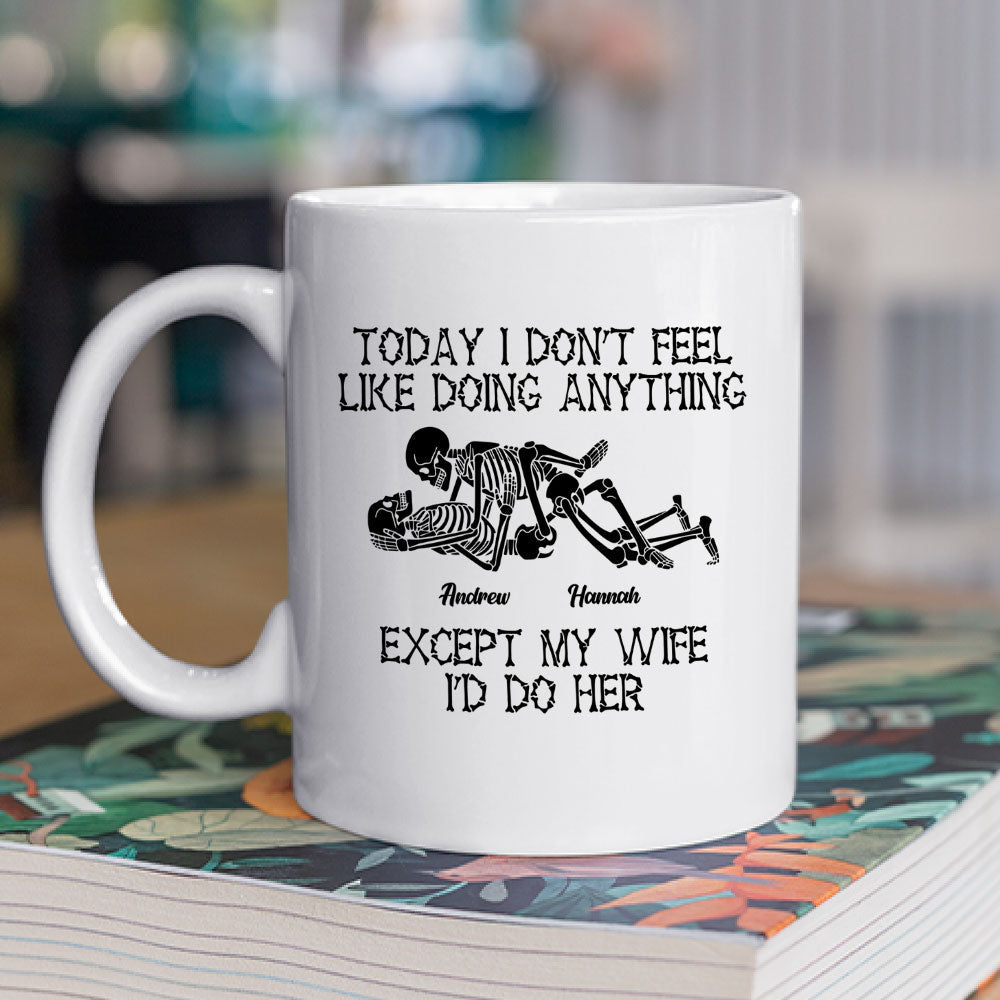 Skeleton Couple - Personalized Custom Coffee Mug