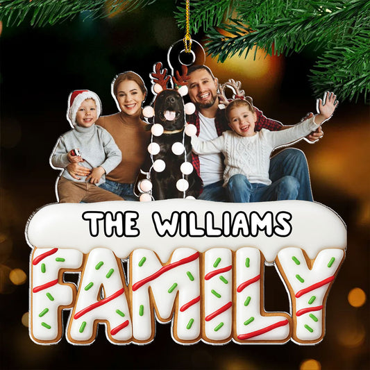 Sweetest Christmas Ever Photo - Personalized Custom Acrylic Ornament