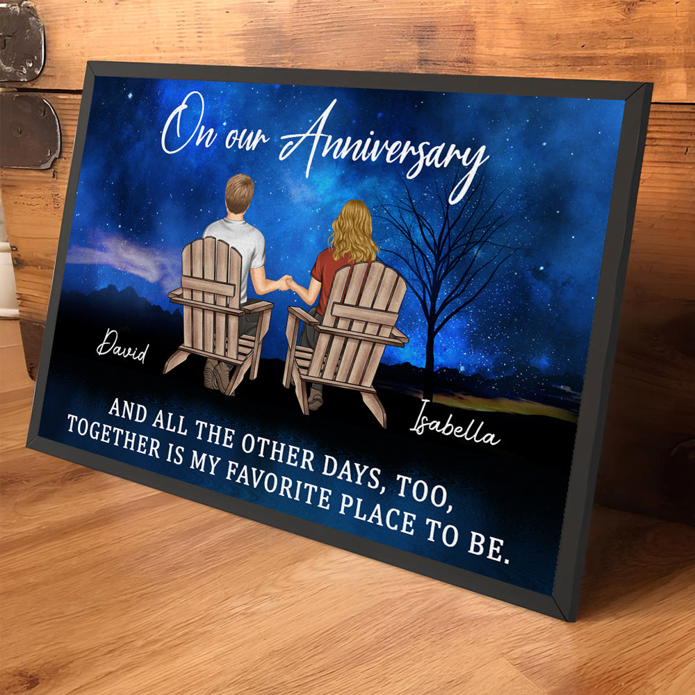 Loving You Feels Like Home - Personalized Custom Poster