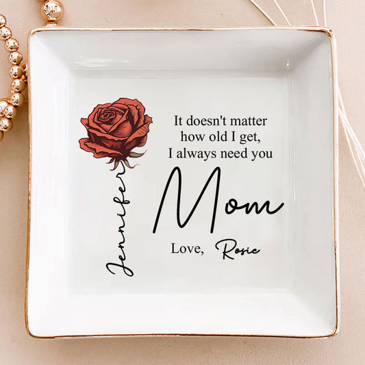 How Old I Get - Personalized Custom Jewelry Dish