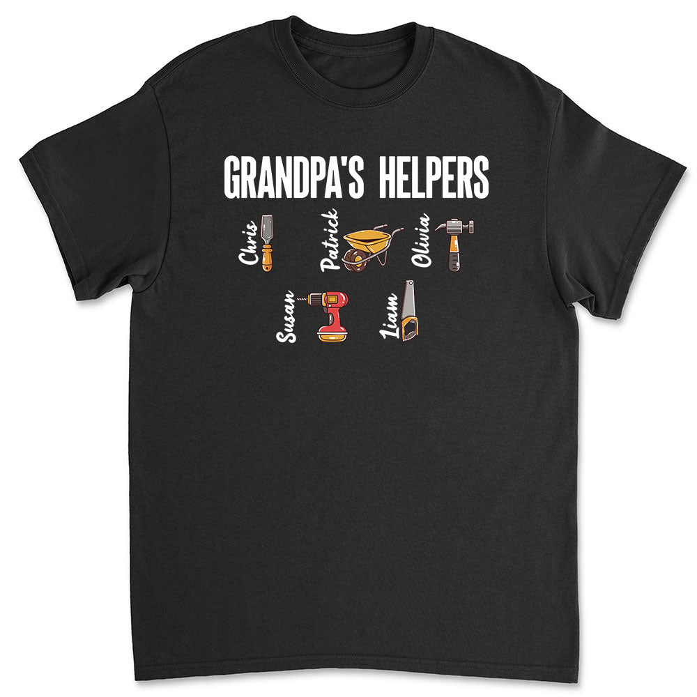 Grandpa Tool Time - Personalized Custom Shirt