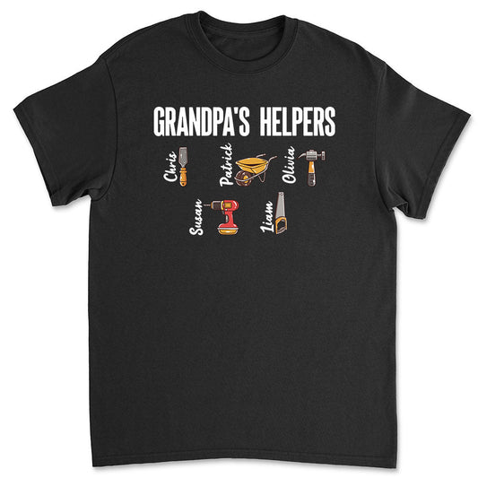 Grandpa Tool Time - Personalized Custom Shirt