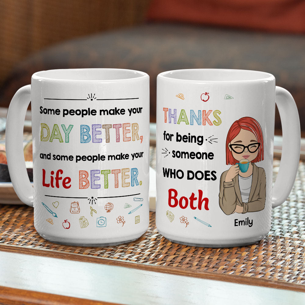 Your Lessons Shape Futures - Personalized Custom Coffee Mug