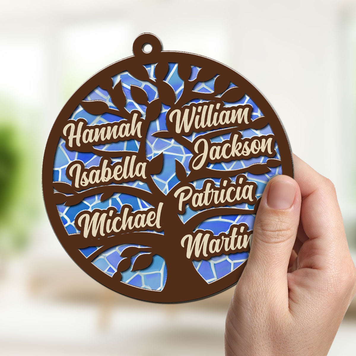 Tree Of Life - Personalized Custom Suncatcher