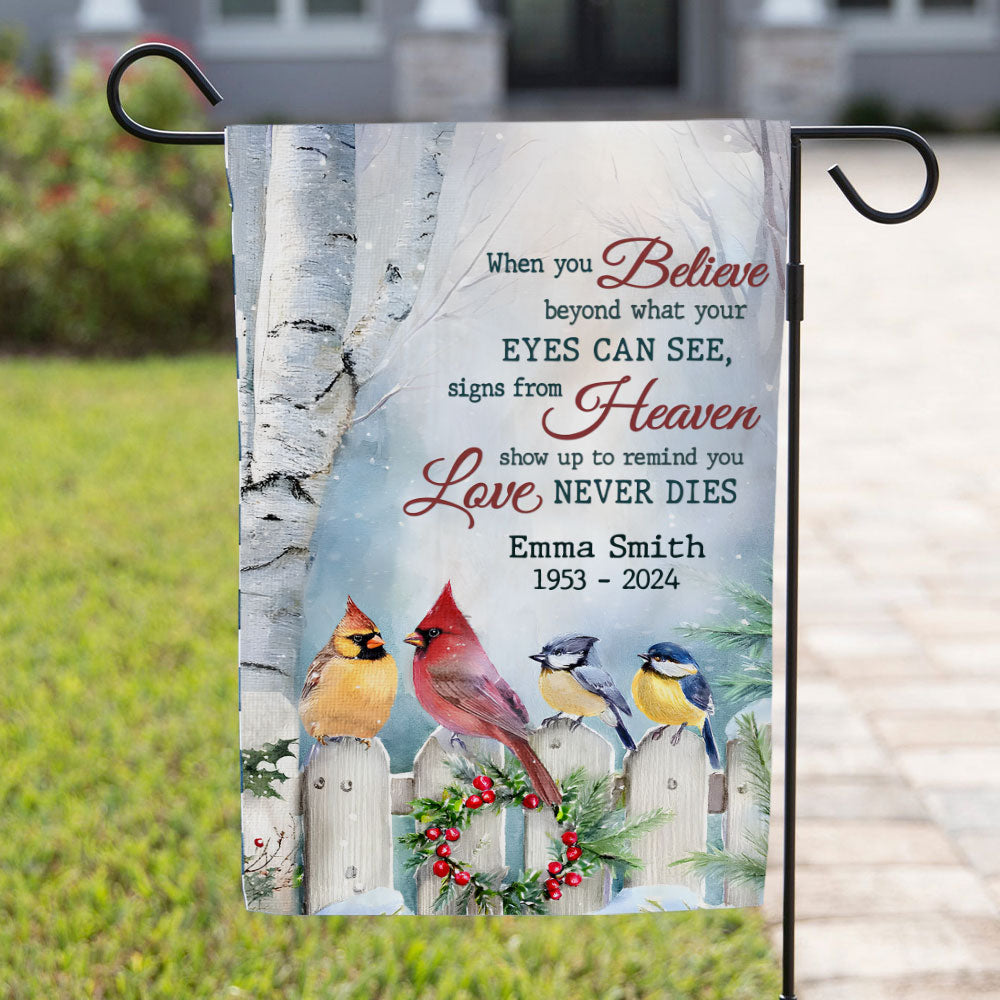 Forever Cherished, Never Forgotten - Personalized Custom Flag