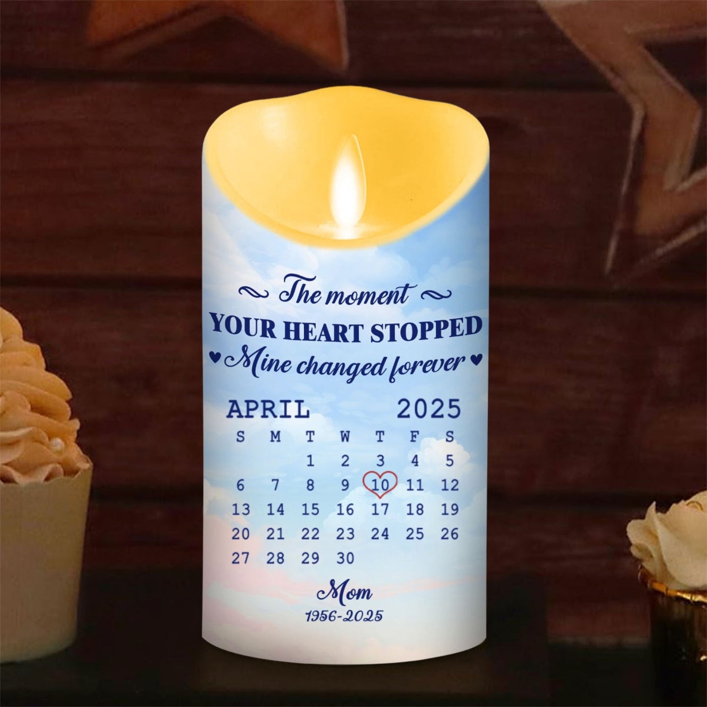 The Moment - Personalized Custom LED Candle