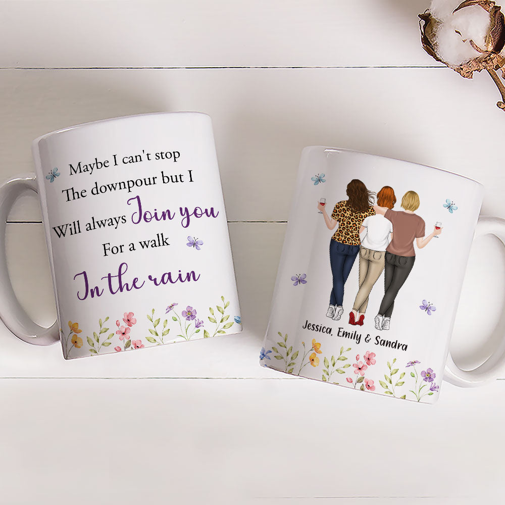 Join You For A Walk - Personalized Custom Coffee Mug