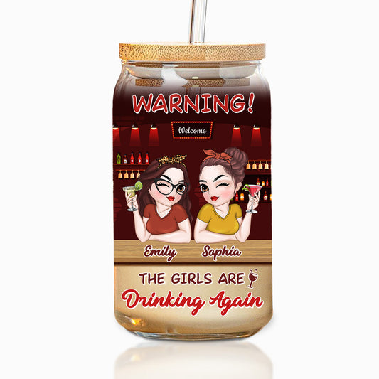 This Is Our Alcohol Drinking - Personalized Custom Glass Can