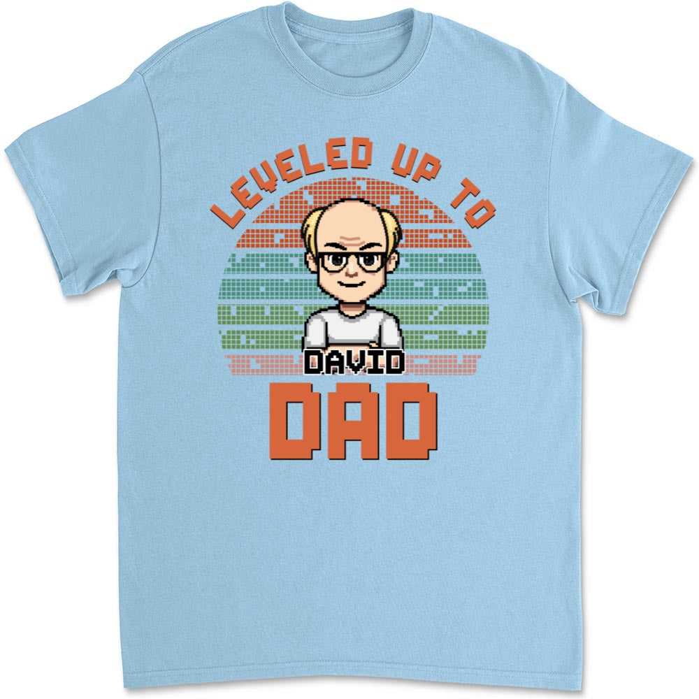 Leveled Up - Personalized Custom T-shirt And Onesie