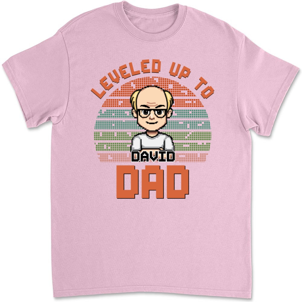 Leveled Up - Personalized Custom T-shirt And Onesie