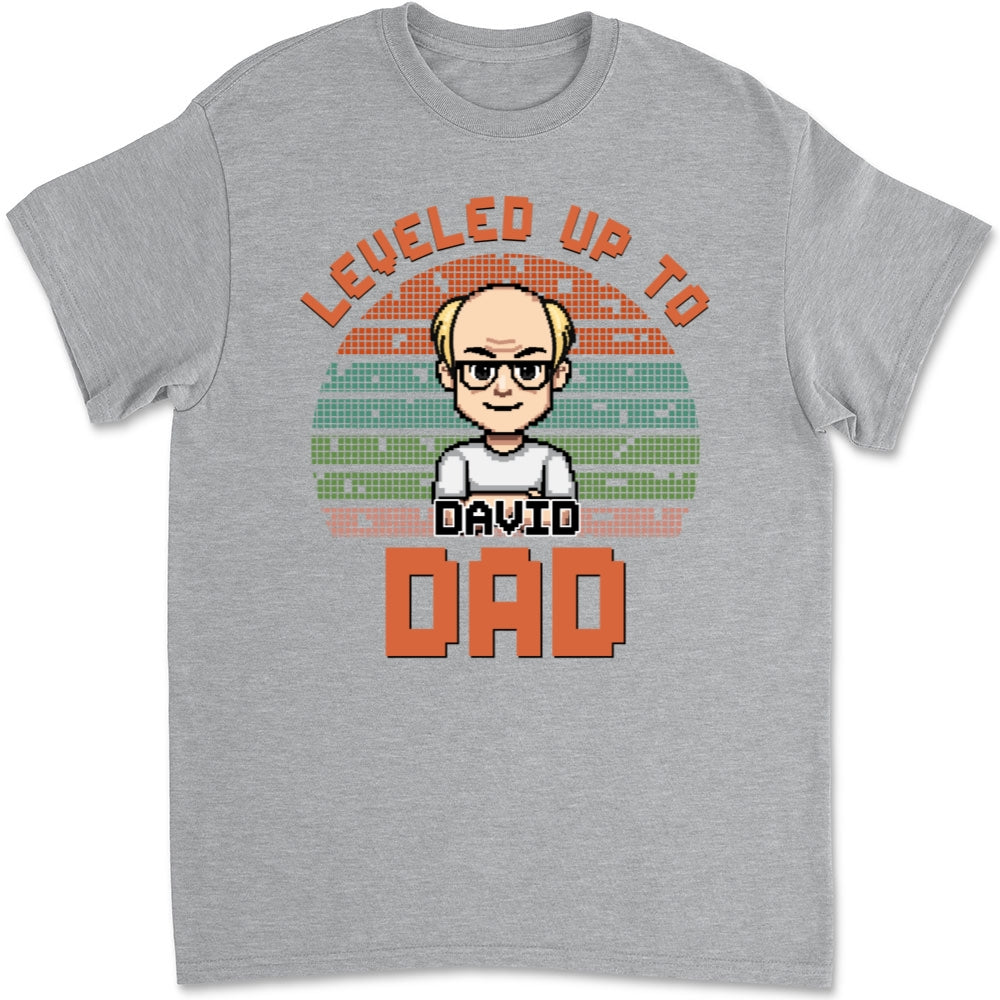 Leveled Up - Personalized Custom T-shirt And Onesie
