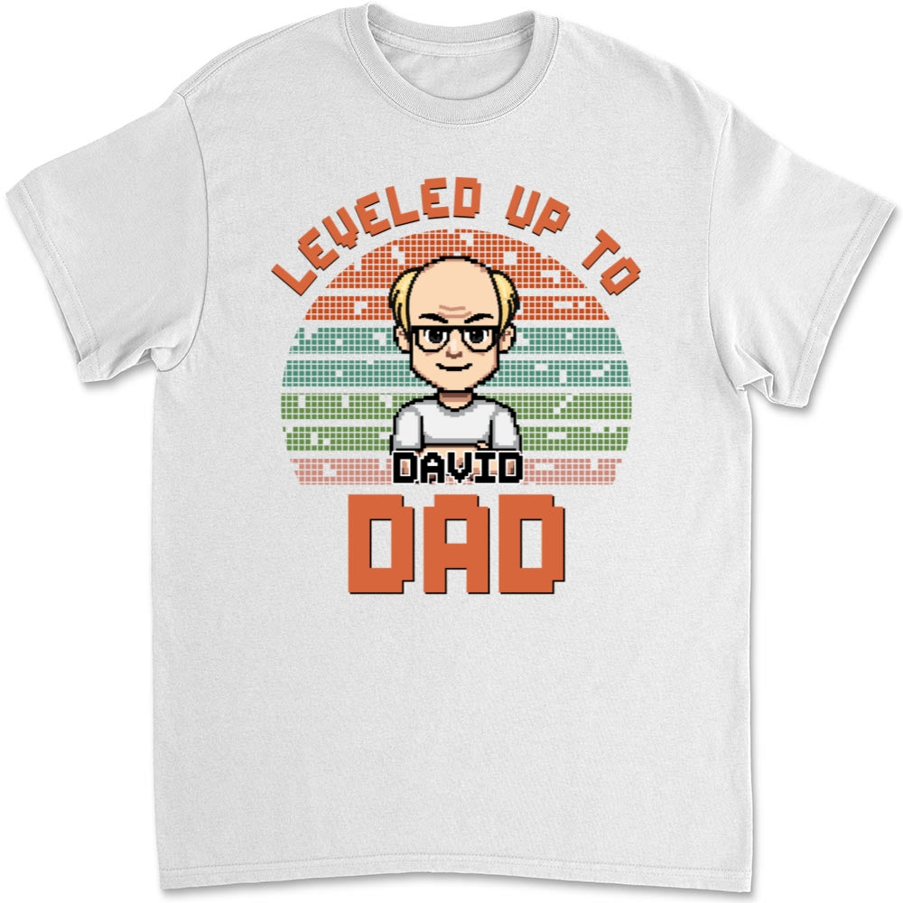Leveled Up - Personalized Custom T-shirt And Onesie