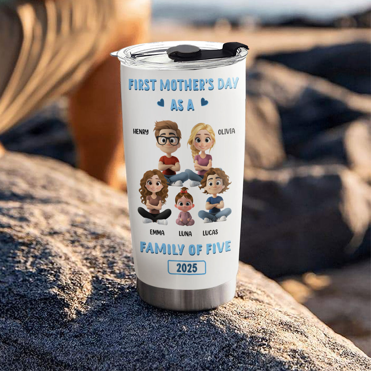 First Mother Day - Personalized Custom Tumbler