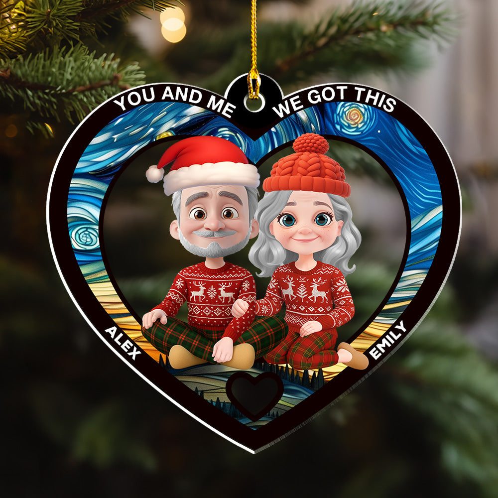 You And Me Always Together - Personalized Custom Acrylic Ornament