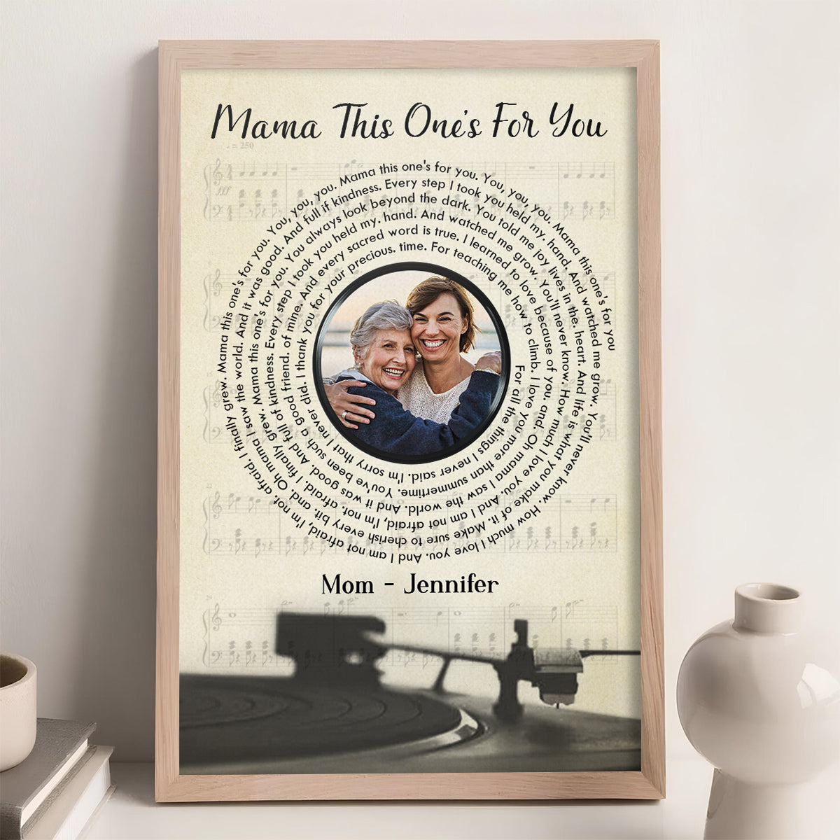 This Is For You Mom - Personalized Custom Poster
