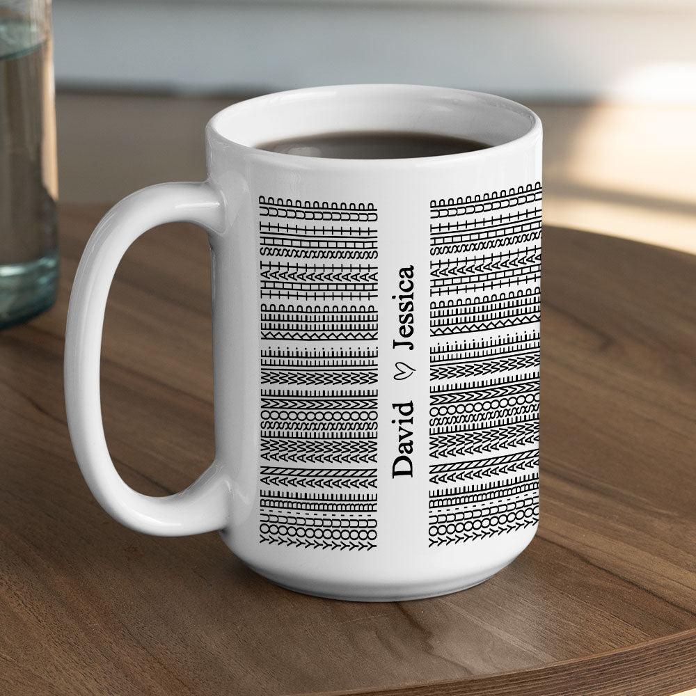 Best Wife Ever No Contest - Personalized Custom Coffee Mug