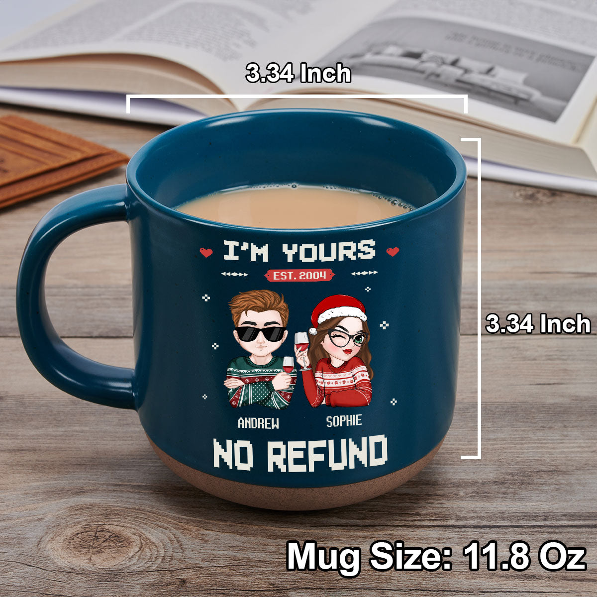 I Am Yours - Personalized Custom Pottery Mug