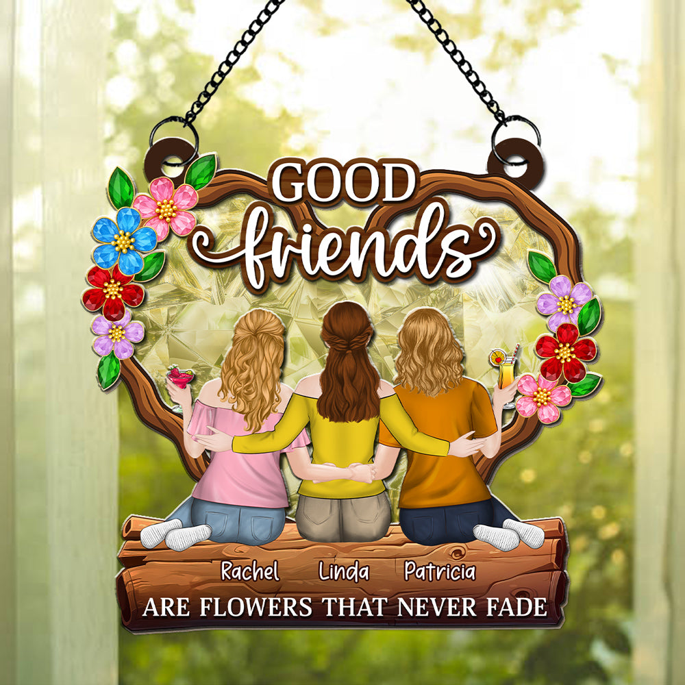 Flowers That Never Fade - Personalized Custom Suncatcher