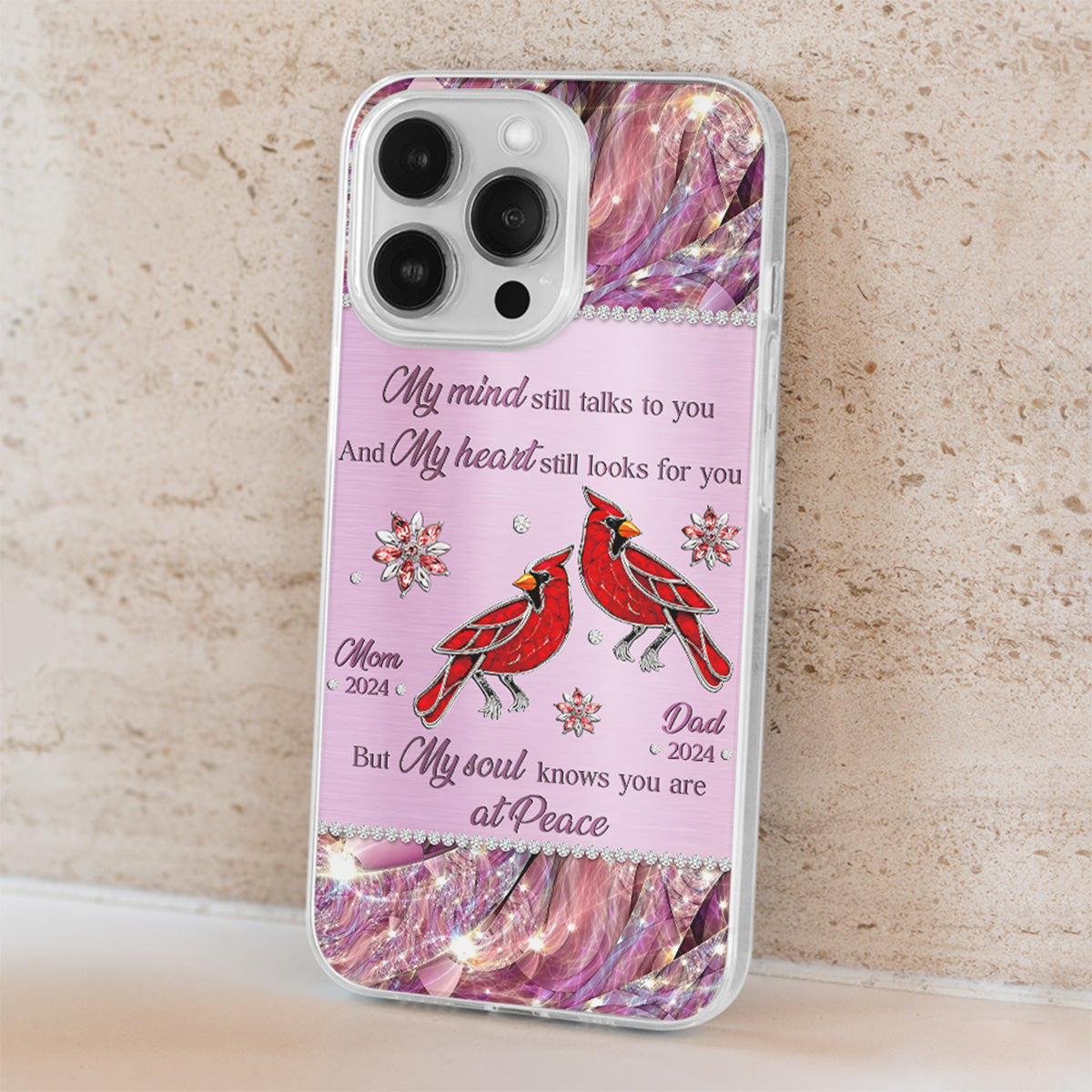 My Soul Knows You Are At Peace - Personalized Custom Phone Case