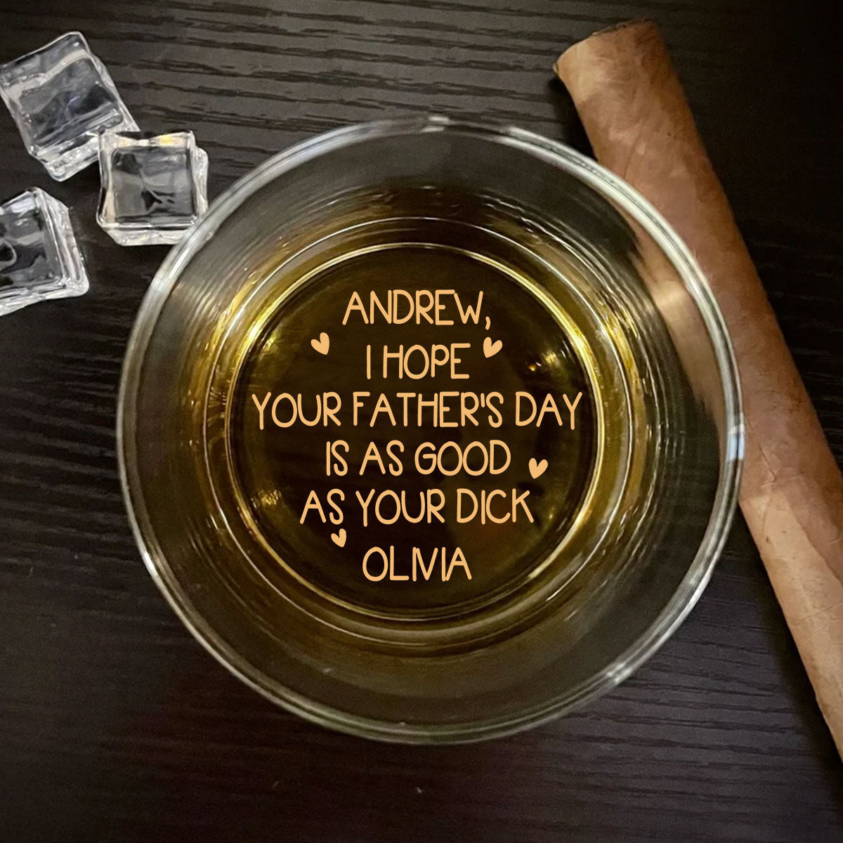 You Age Like Fine Thirst - Personalized Custom Engraved Whiskey Glass