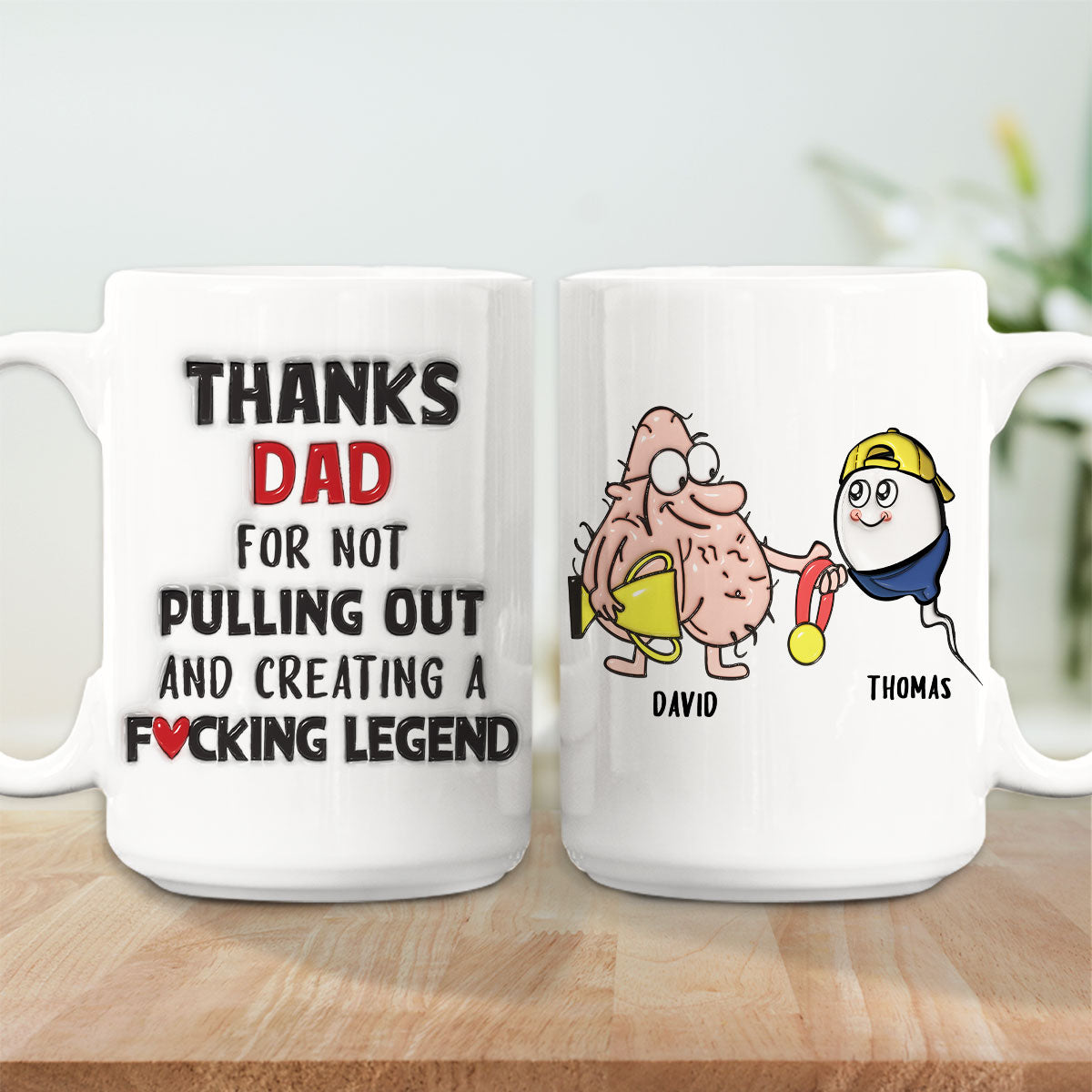 I Got Superior Sperm - Personalized Custom 3D Inflated Effect Mug