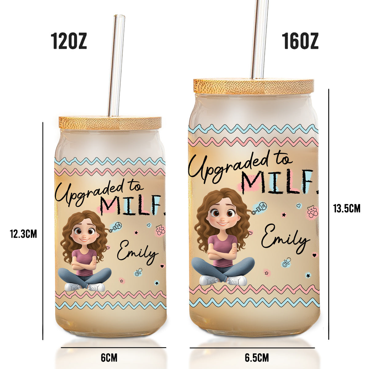 Mom I Would Like To - Personalized Custom Glass Can