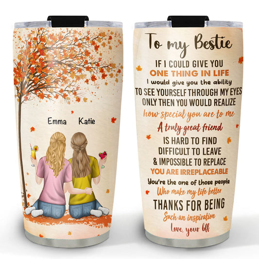 Besties Since Day One - Personalized Custom Tumbler
