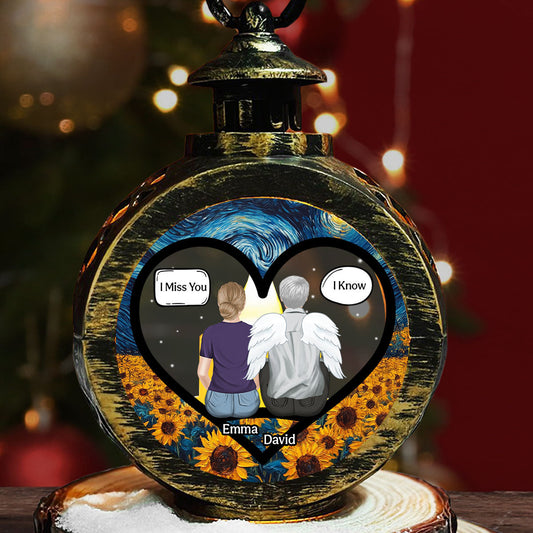 Be Here With Me - Personalized Custom Christmas Lantern