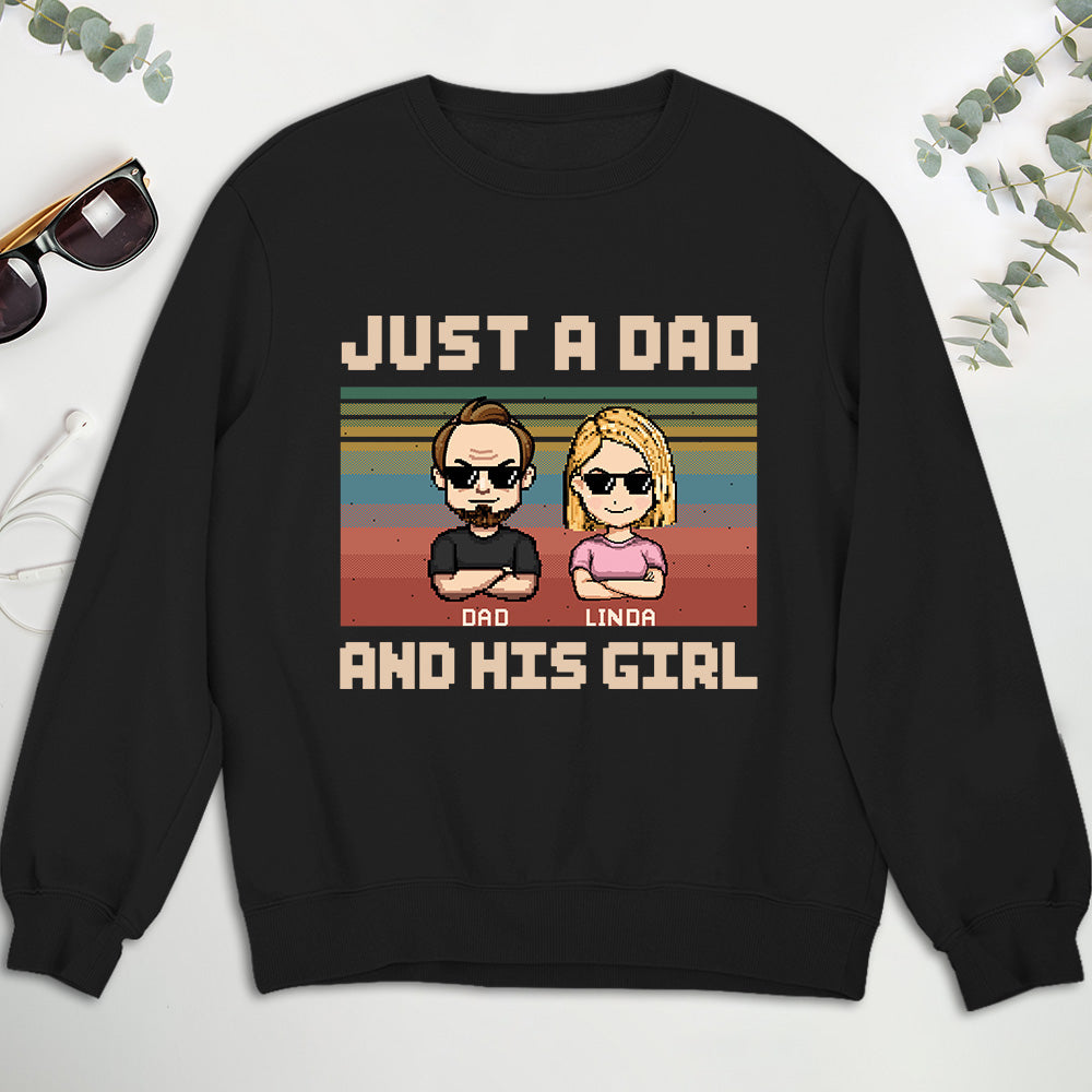 A Dad And His Daughter - Personalized Custom Shirt
