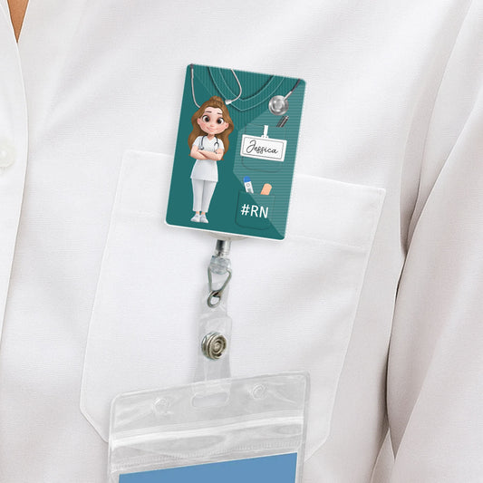 Nurse Life - Personalized Custom Acrylic Badge Reel