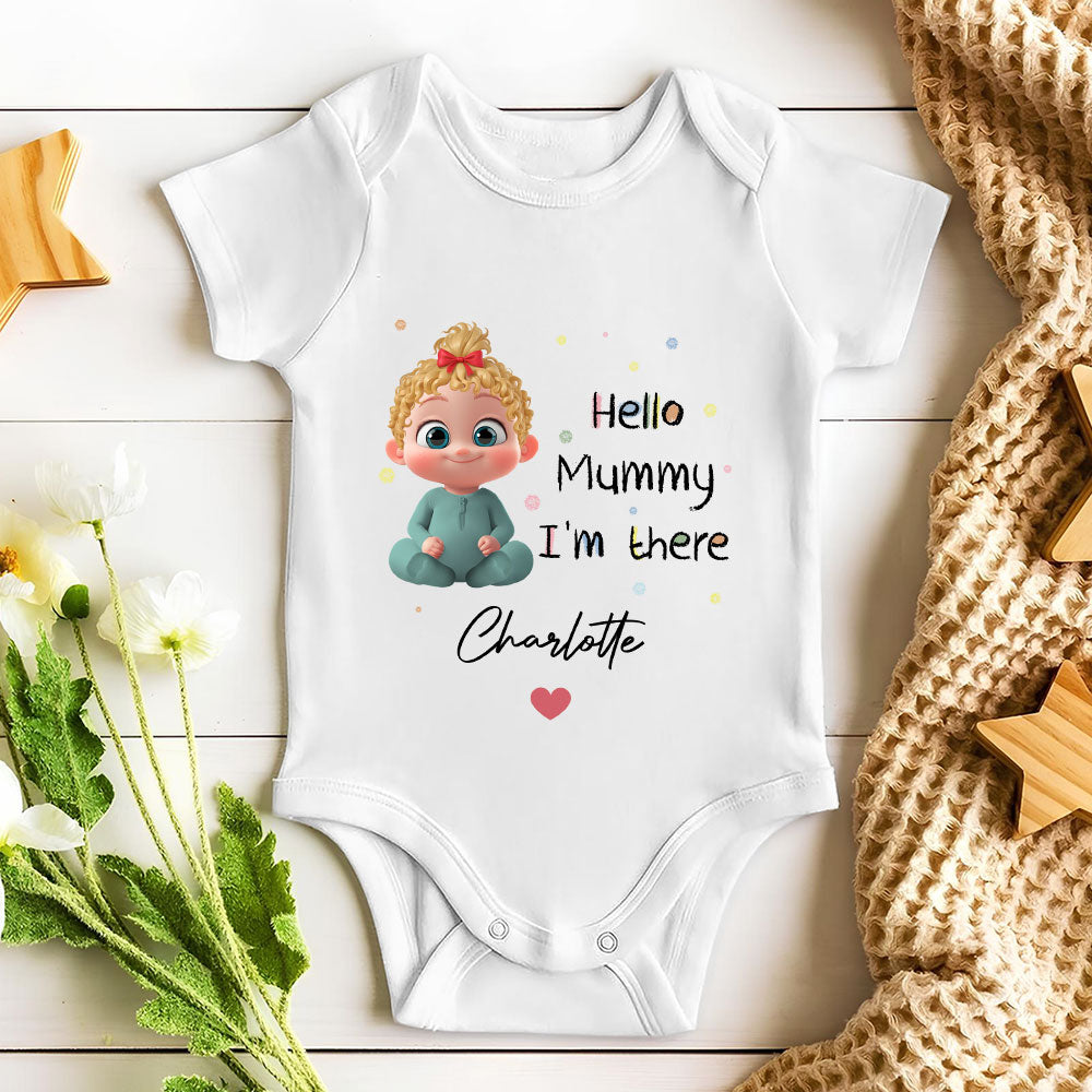 Mommy I Am There - Personalized Custom Baby Onesie