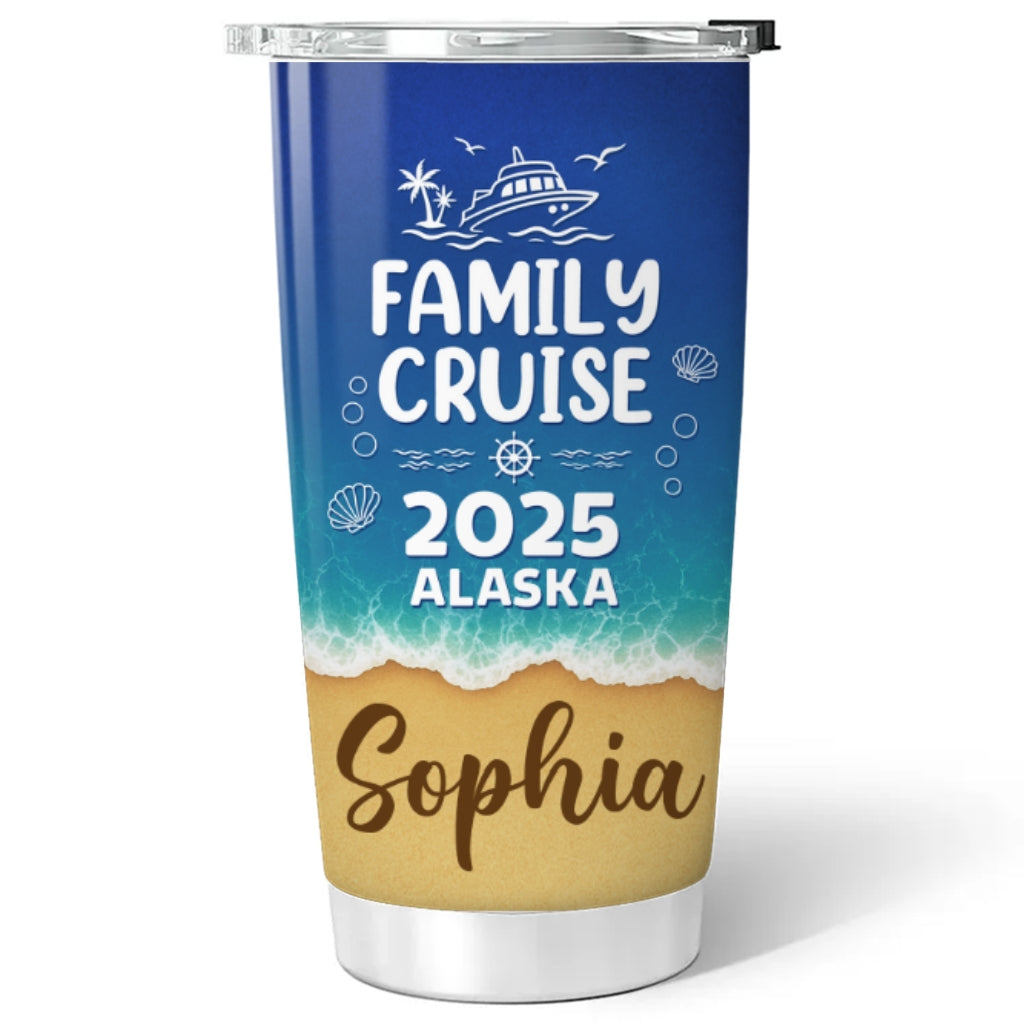Family Cruise - Personalized Custom Tumbler