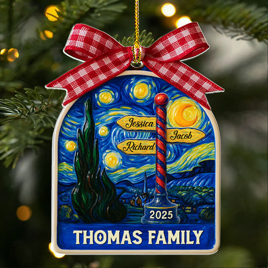 Festive Family Nights - Personalized Custom Acrylic Ornament