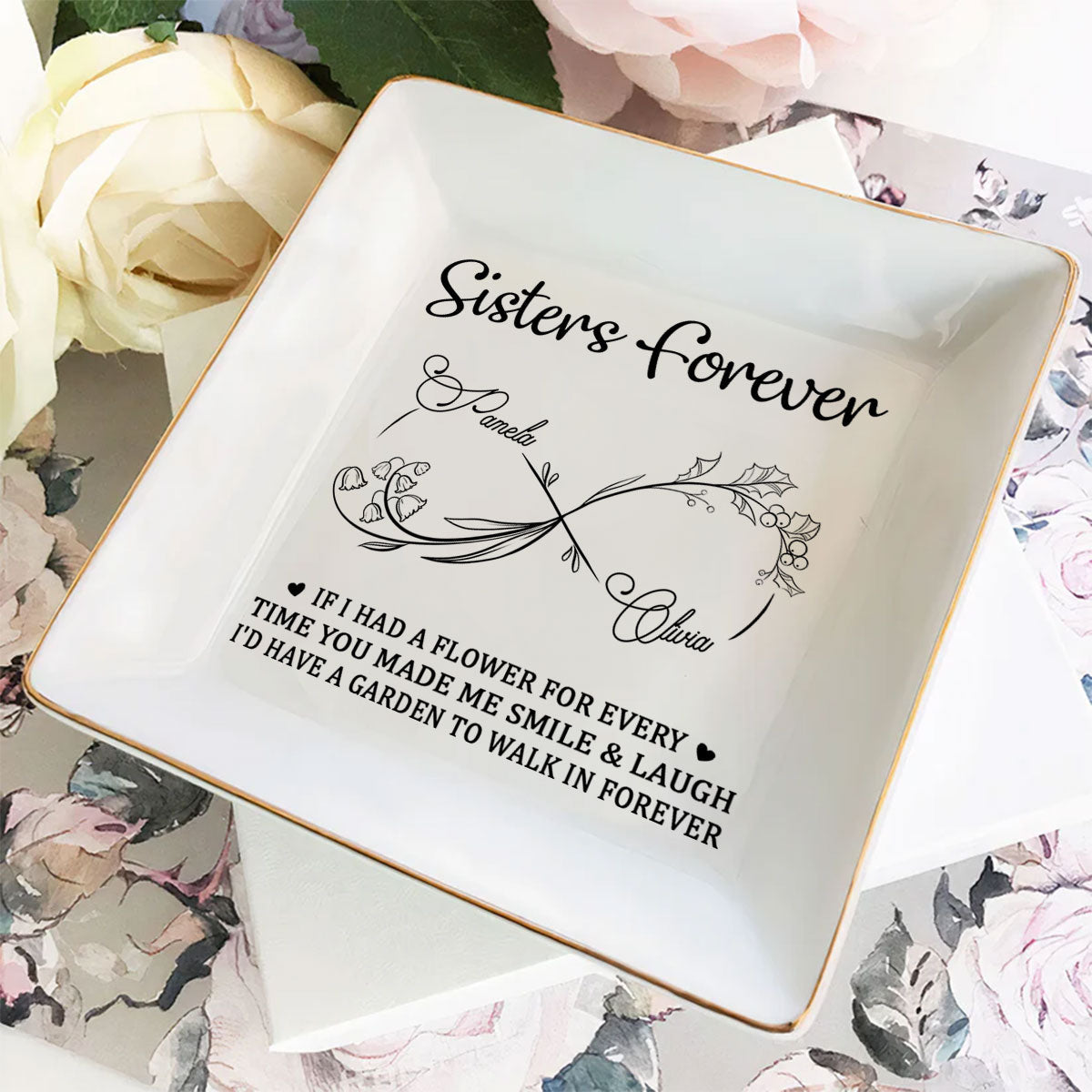 Soul Sister - Personalized Custom Jewelry Dish