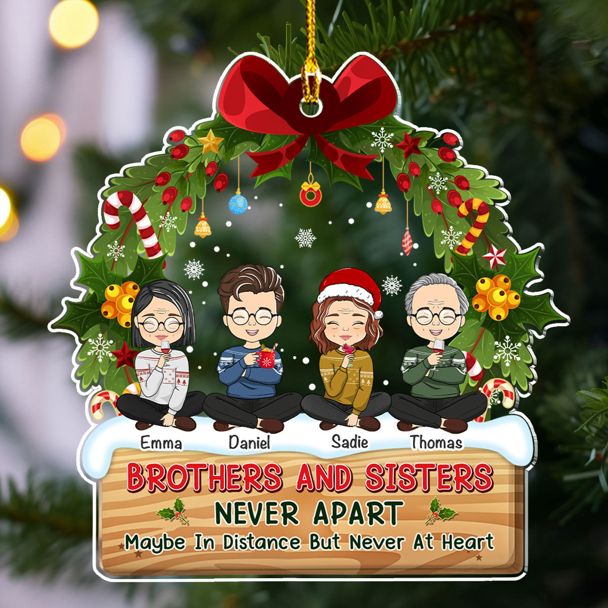 My 1st Christmas In My Forever Home - Personalized Custom Acrylic Ornament