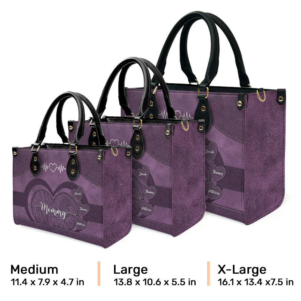 Little Sweethearts - Personalized Custom Leather Bag