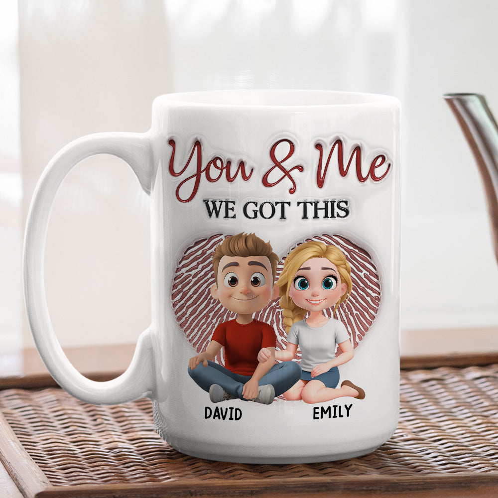 Annoying Each Other For Many Years - Personalized Custom 3D Inflated Effect Mug