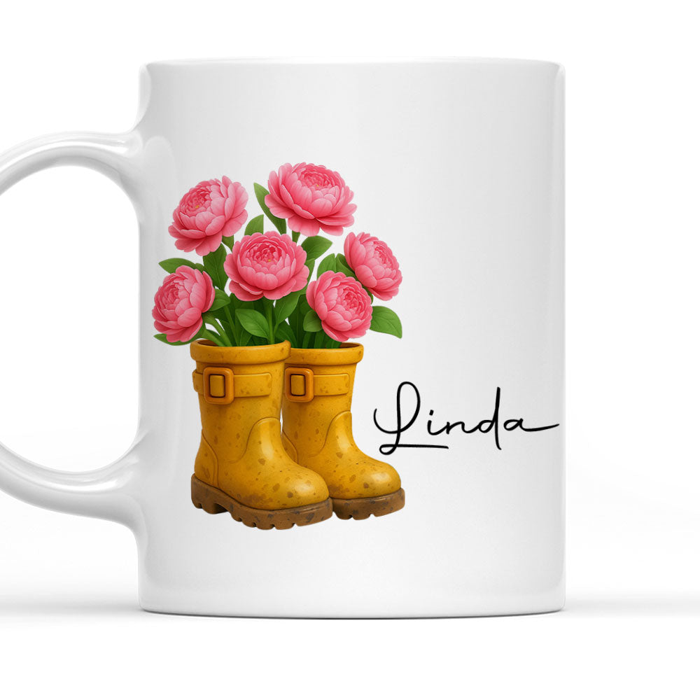 Friends Are Flowers That Never Fade 3 - Personalized Custom Coffee Mug