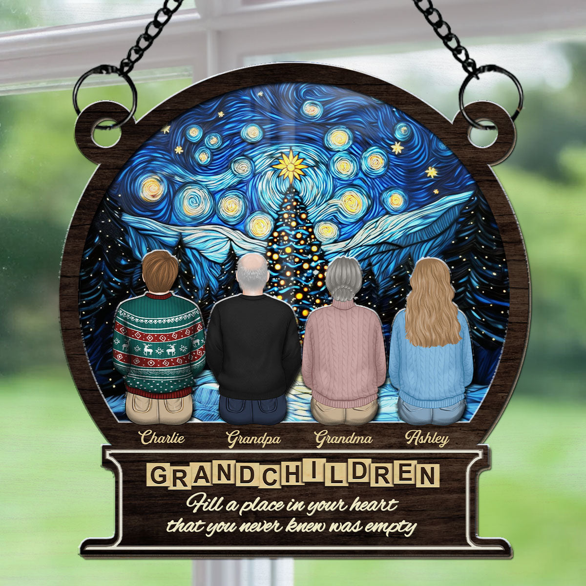 The Greatest Blessing - Personalized Custom Suncatcher