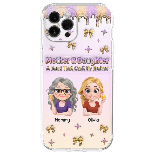 A Bond Between Mother And Daughter - Personalized Custom 3D Inflated Effect Phone Case