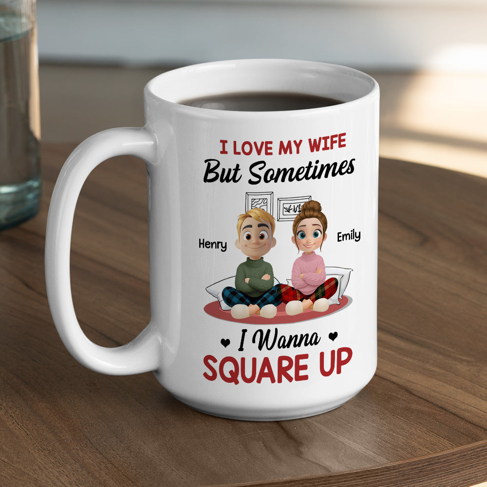 My Wife My Beautiful Headache - Personalized Custom Coffee Mug