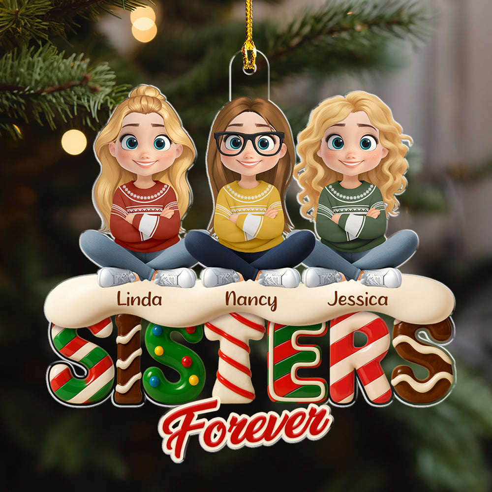 Always One Heart - Personalized Custom Acrylic Ornament